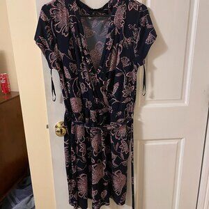 Banana Republic Midi Floral Wrap Dress